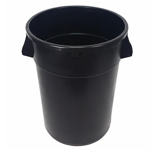 Impact® Gator® Plus Trash Container, 44 Gallon, 4/Case, Black (IMP7744-5)