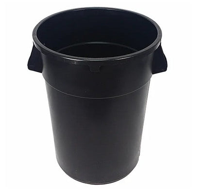 Impact® Gator® Plus Trash Container, 44 Gallon, 4/Case, Black (IMP7744-5)