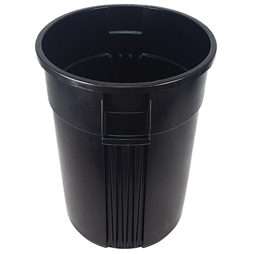 Impact® Gator® Plus Trash Container, 44 Gallon, 4/Case, Black (IMP7744-5)