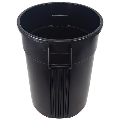 Impact® Gator® Plus Trash Container, 44 Gallon, 4/Case, Black (IMP7744-5)