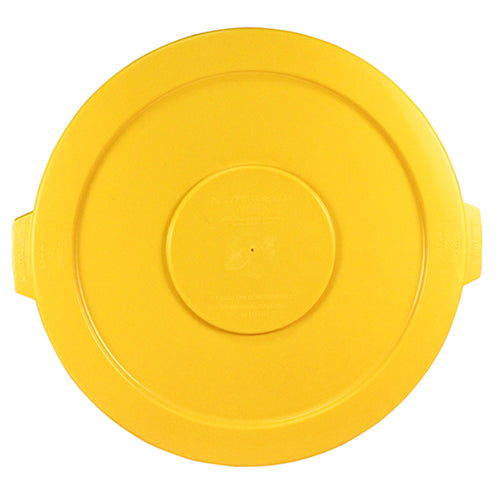 Impact® Gator® Plus Trash Container Lid, 44 Gallon, 4/Case, Yellow (IMP7745-16)
