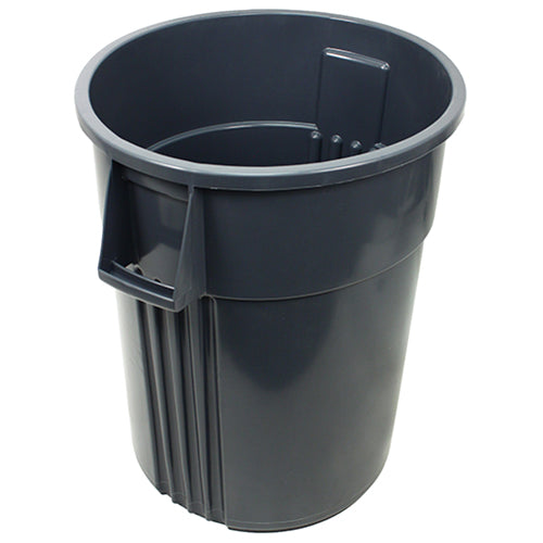 Impact® Gator® Plus Trash Container, 55 Gallon, 2/Case, Gray (IMP77553CT)