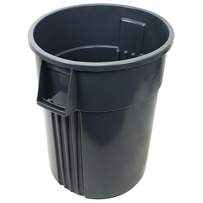 Impact® Gator® Plus Trash Container, 55 Gallon, 2/Case, Gray (IMP77553CT)