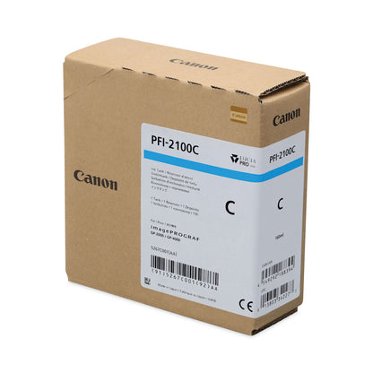 Canon® 5267C001AA (PFI-2100) Ink, Cyan (CNM5267C001AA)