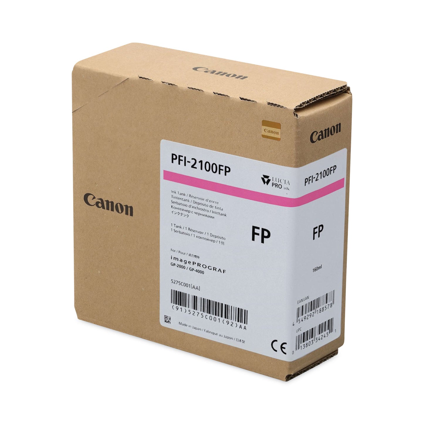 Canon® 5275C001AA (PFI-2100) Ink, Fluorescent Pink (CNM5275C001AA)