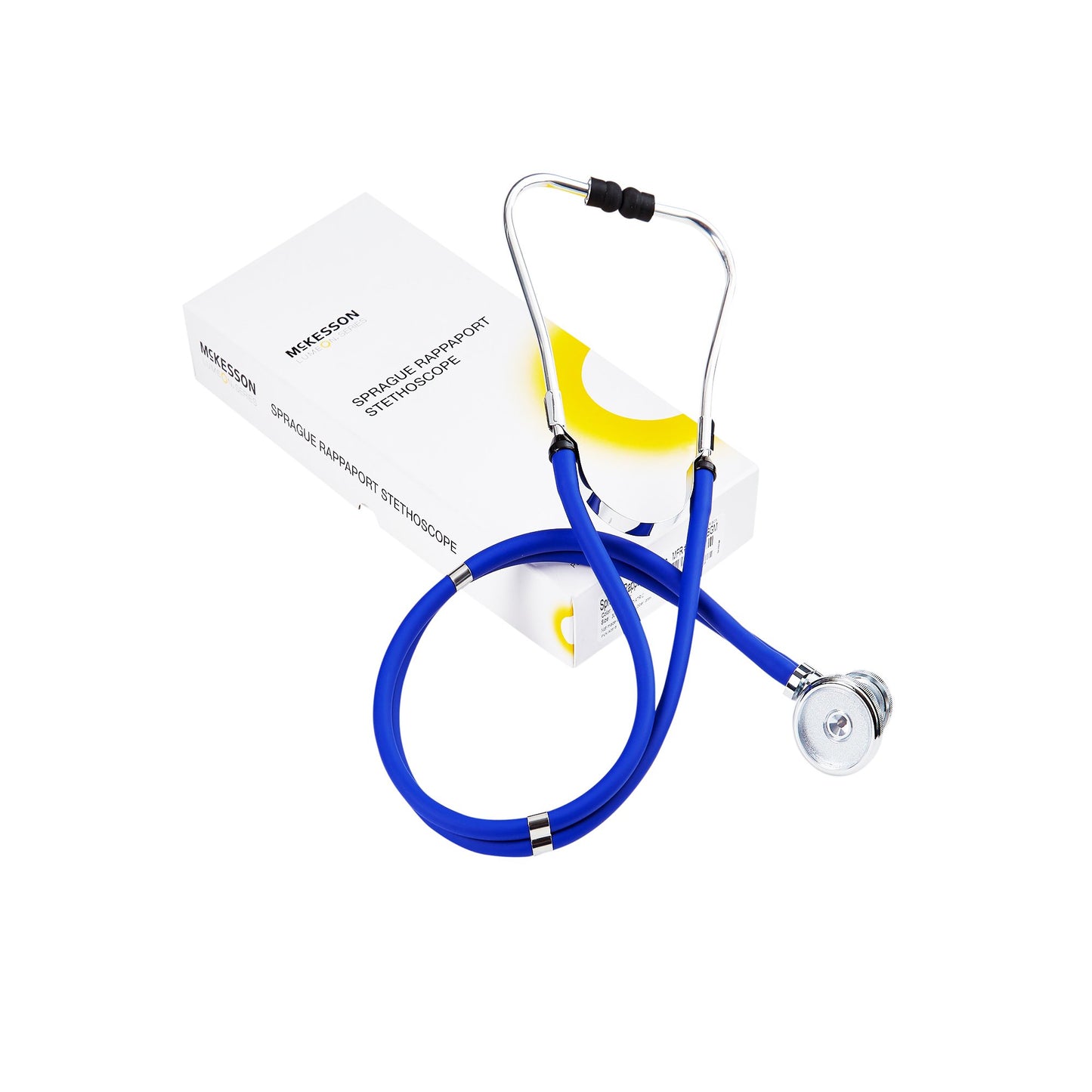 McKesson LUMEON™ Sprague Stethoscope Royal Blue 2-Tube 22 Inch Tube Double Sided Chestpiece (363733_EA)
