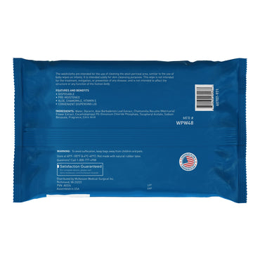 McKesson Personal Cleansing Wipe Soft Pack Scented 48 Count (1246809_PK)