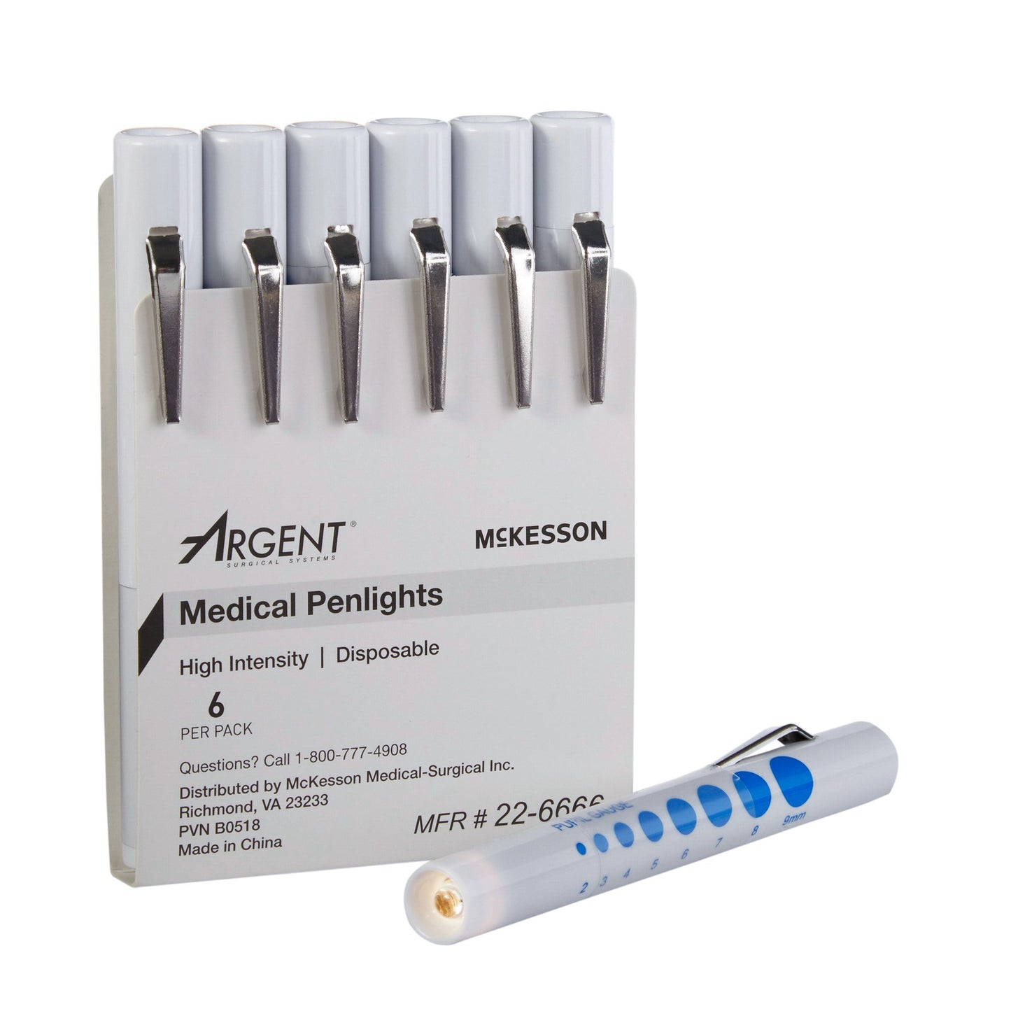 McKesson Penlight White Light 4-1/2 Inch Disposable (193987_EA)
