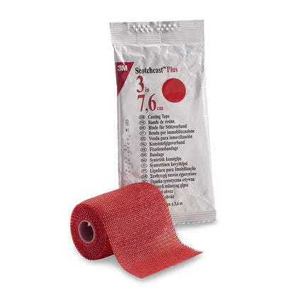 3M™ Scotchcast™ Plus Cast Tape 3 Inch X 12 Foot Fiberglass / Resin Red (199228_CS)