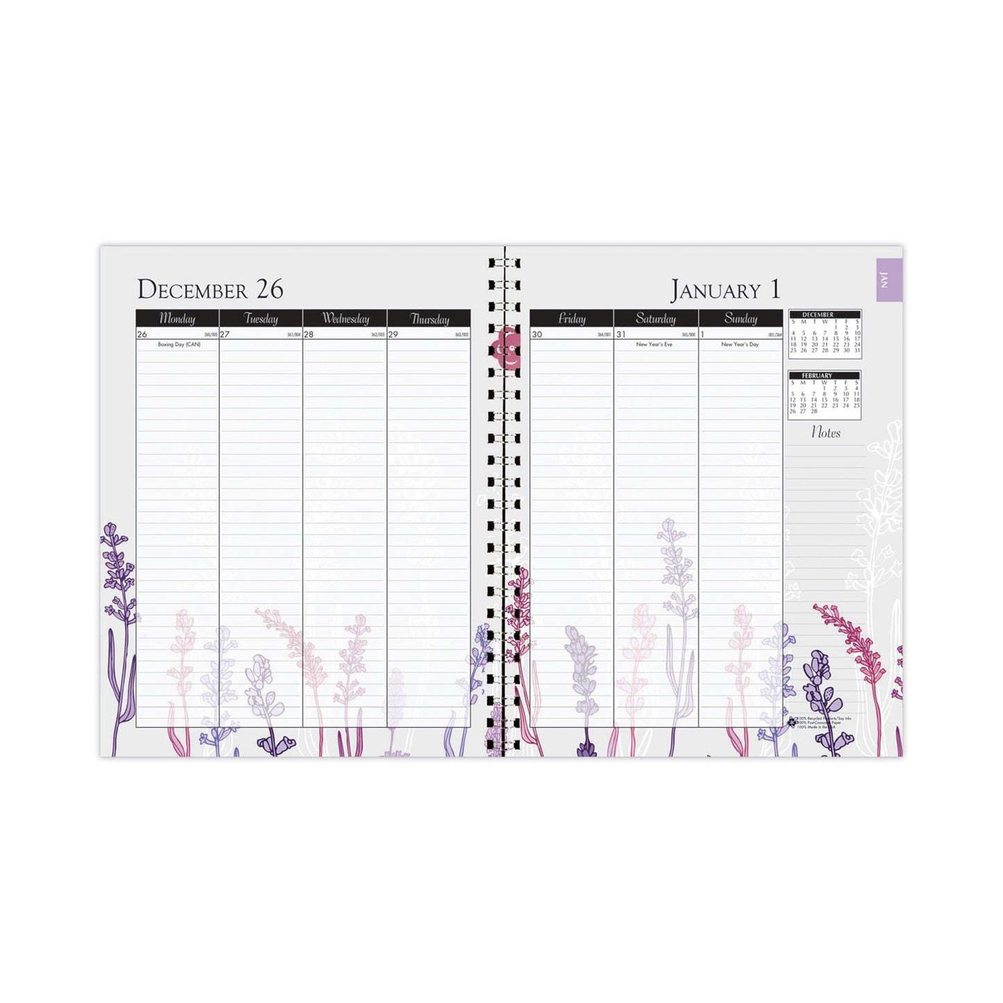house-of-doolittle-recycled-wildflower-weekly-monthly-planner-num-hod28774_3