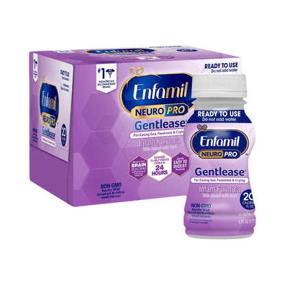 Enfamil NeuroPro™ Gentlease® Infant Formula Unflavored 6 oz. Bottle Liquid Milk-Based Crying / Spitup (1118215_EA)