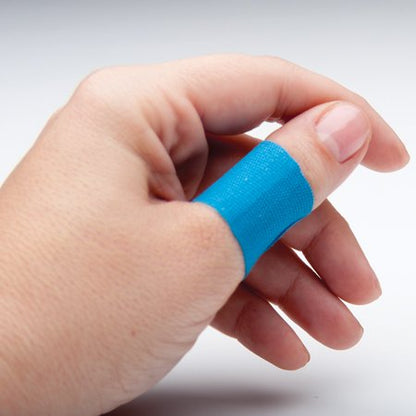 American® White Cross Metal Detectable Adhesive Strip 1-1/2 X 3 Inch Fabric Knuckle Blue Sterile (787660_BX)