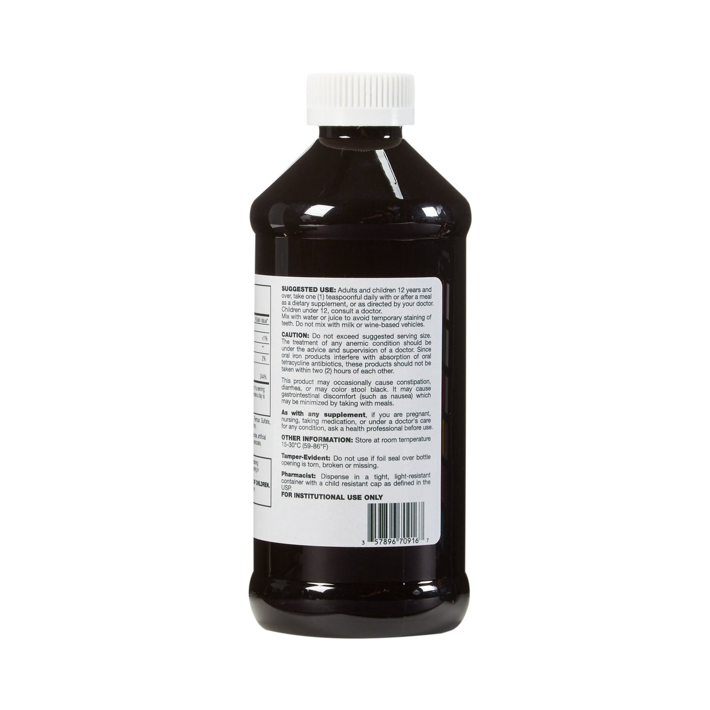 Geri-Care® Mineral Supplement Iron 220 mg Strength Liquid 16 oz. (634157_BT)