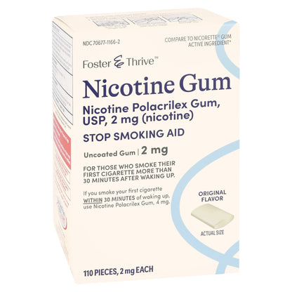 Foster & Thrive™ Stop Smoking Aid 2 mg Strength Gum (1238951_PK)