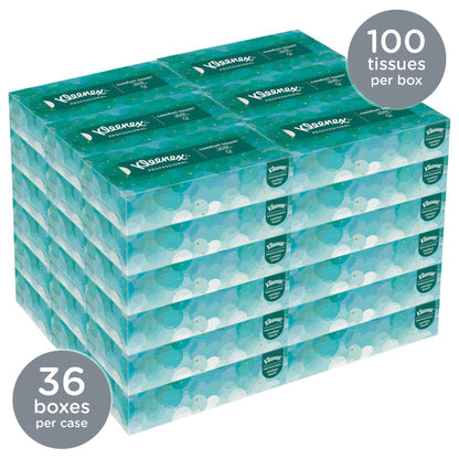 Kleenex® Facial Tissue White 8-1/5 X 8-2/5 Inch 100 Count (60594_CS)