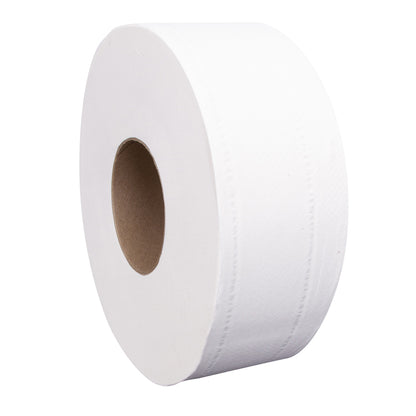 Right Choice® Paper Jumbo Roll Toilet Tissue 2-Ply, White, , 9" x 1000' (78000016)