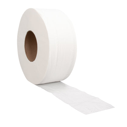 Right Choice® Paper Jumbo Roll Toilet Tissue 2 Ply, White, 9" x 700' (78000017)