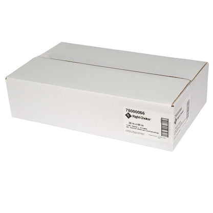 Right Choice HDPE 55-Gal Can Liner Roll, Natural, 36" x 60", 12 mic (78000066)