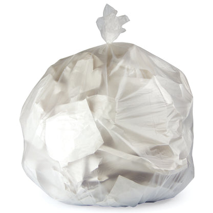 Right Choice HDPE Can Liner Roll 12 Micron, Natural, 40-45 Gallon, 40" x 48" (78000072)