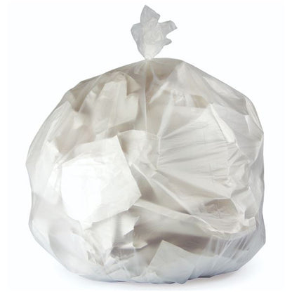Right Choice HDPE Can Liner Roll 22 Micron, Natural, 56 Gallon, 43" x 48" (78000094)