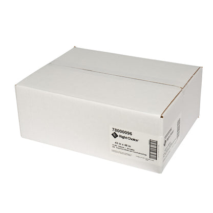 Right Choice HDPE Can Liner 16 Micron, Natural, 56 Gallon, 43" x 48" (78000096)