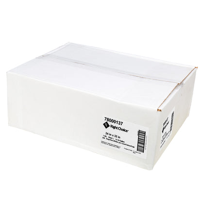 Right Choice LDPE Can Liner Roll 1 Mil, Black, 12-16 Gallon, 24" x 32" (78000137)