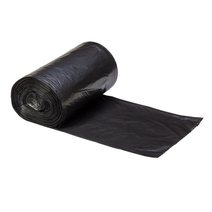 Right Choice LDPE Can Liner Roll 0.7 Mil, Black, 12-16 Gallon, 24" x 33" (78000139)
