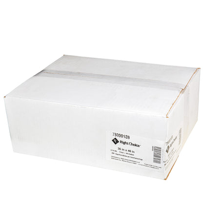 Right Choice LDPE Can Liner Roll 0.74 Mil, Clear, 44 Gallon, 36" x 46" (78000188)