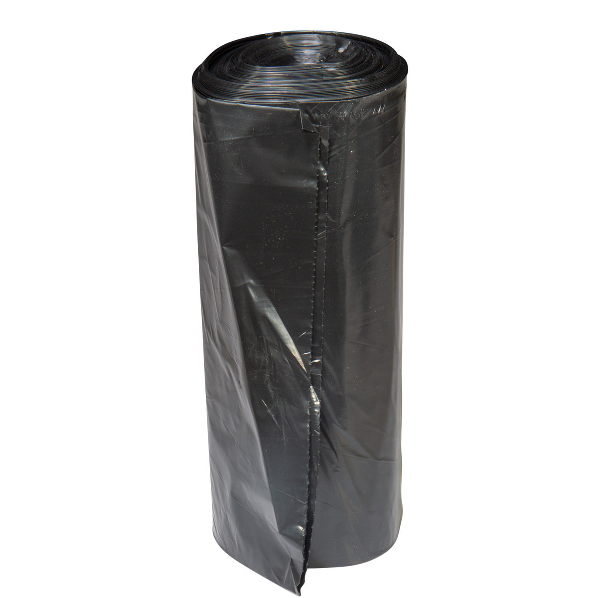 Right Choice® LDPE Can Liner Roll 1.2 Mil, Black, 60 Gallon, 38" x 58" (78000225)