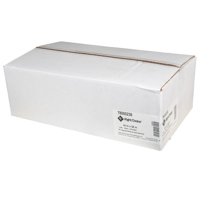Right Choice® LDPE Repro Can Liner Roll 2 Mil, Black, 60 Gallon, 38" x 58" (78000238)