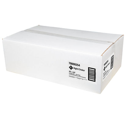 Right Choice LDPE Can Liner Roll 1.2 Mil, Clear, 40-45 Gallon, 40" x 46" (78000254)