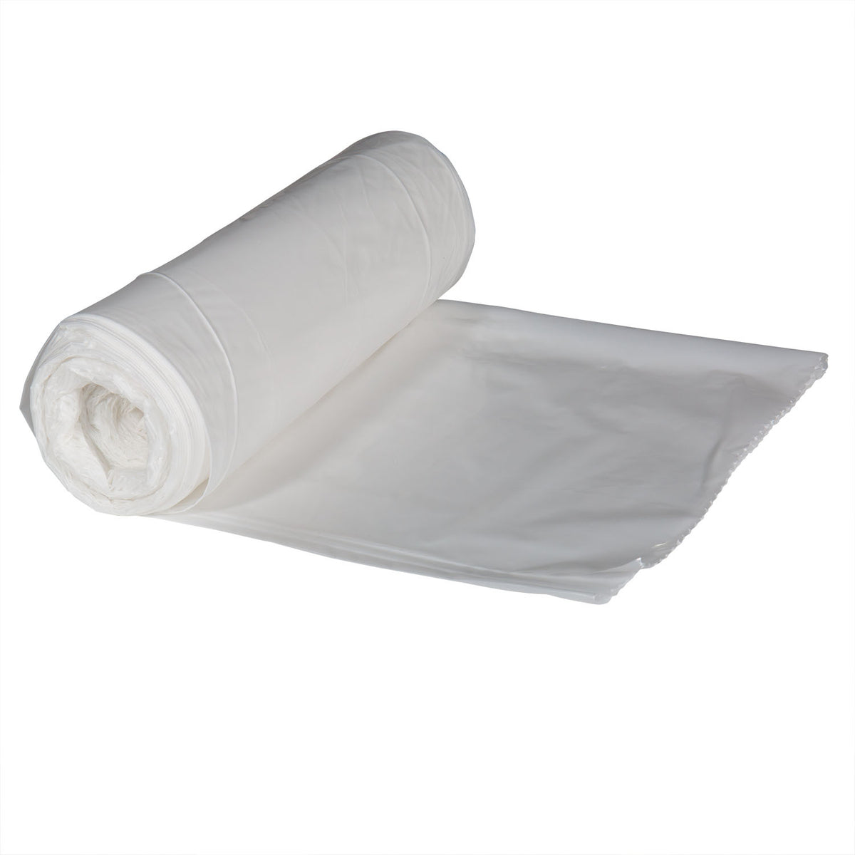 Right Choice LDPE Can Liner Roll 1.2 Mil, Clear, 50 Gallon, 45" x 52" (78000296)