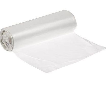 Right Choice HDPE Can Liner 6 Micron, Natural, 8-10 Gallon, 24" x 27" (78000373)