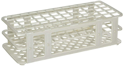 Globe® Scientific 456500 Series Stacking Test Tube Rack 60 Place 16 to 17 mm Tube Size White 2-4/5 X 4-1/8 X 9-3/5 Inch (530047_EA)