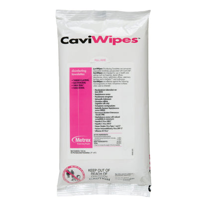 CaviWipes™ Surface Disinfectant Premoistened Alcohol Based Manual Pull Wipe 45 Count Soft Pack Alcohol Scent NonSterile (651840_PK)