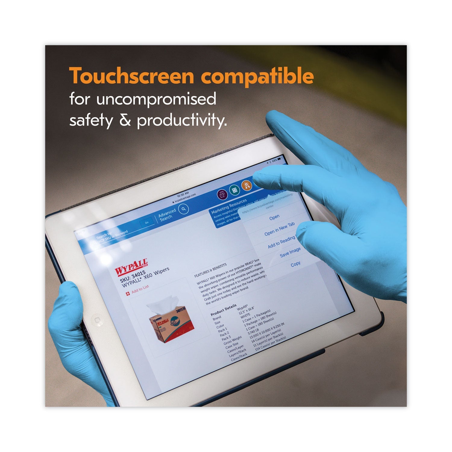 kleenguard™-g10-comfort-plus-blue-nitrile-gloves-powder-free-large-4-mil-thick-9-5-long-light-blue-100-box-10-boxes-carton-ans54188ct_3