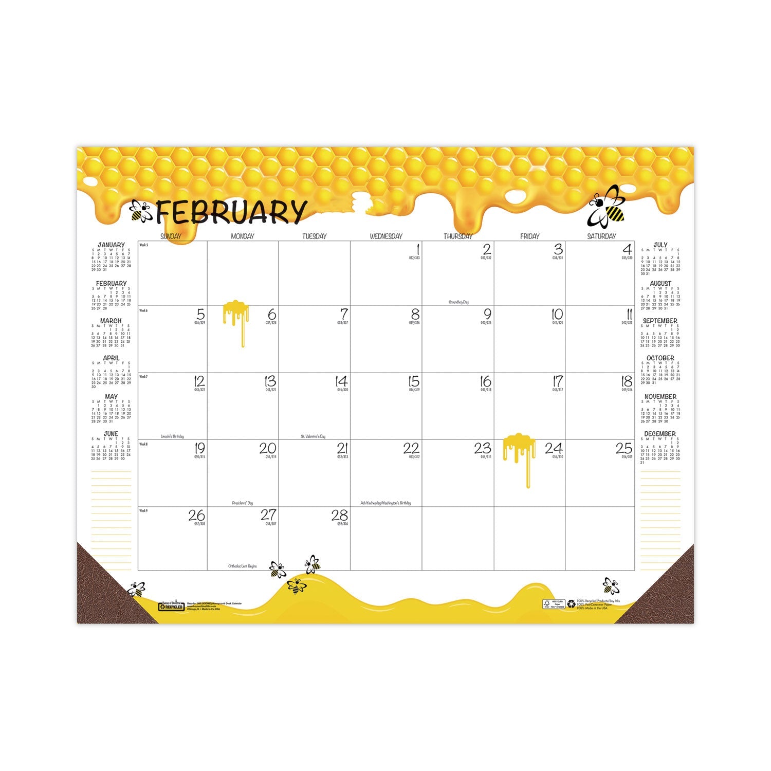 house-of-doolittle-recycled-honeycomb-desk-pad-calendar-num-hod1566_4