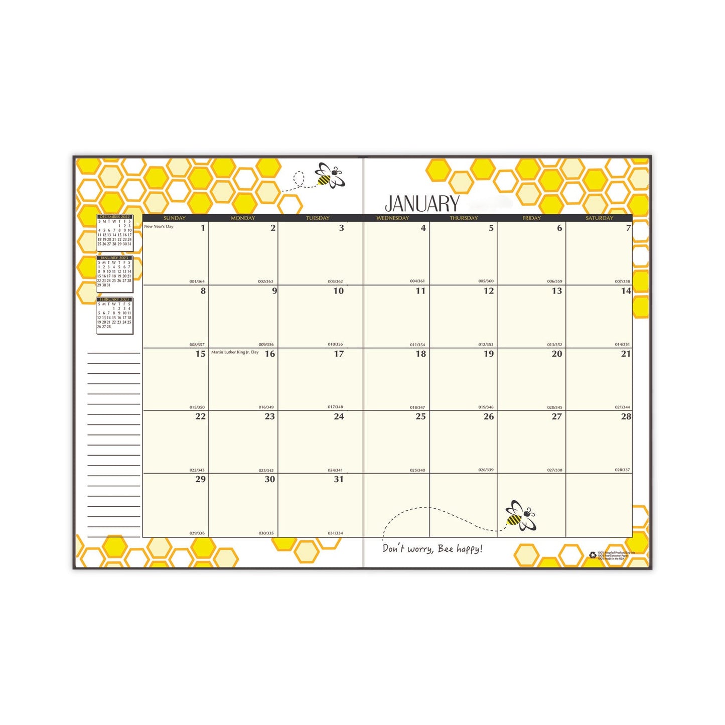 house-of-doolittle-recycled-honeycomb-monthly-planner-num-hod26602_4