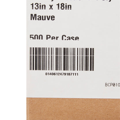 McKesson Procedure Towel 13 W X 18 L Inch Mauve NonSterile (189118_CS)