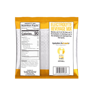 Sqwincher® Powder Pack® Oral Electrolyte Solution Orange Flavor 23.83 oz. Electrolyte (1065946_CS)
