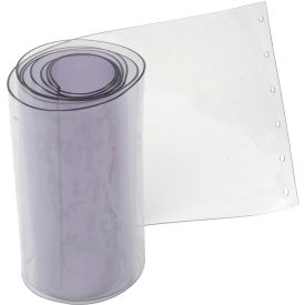 Global Industrial Replacement 12" x 10' Standard Clear Strip for Strip Curtain Doors (WB786CP5)