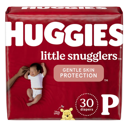 Huggies® Little Snugglers Unisex Baby Diaper Preemie Disposable Heavy Absorbency (321308_BX)