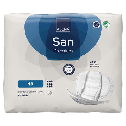 Abena® San Premium Incontinence Liner 14.5 X 28.7 Inch Heavy Absorbency Fluff / Polymer Core Size 10 (1218222_PK)