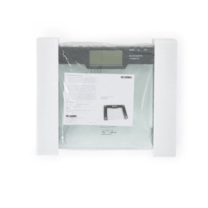 Ideaworks® Floor Scale Digital Display 550 lbs. / 250 kg Capacity Black / Glass AC Power (848530_EA)
