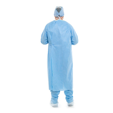 Evolution 4 Non-Reinforced Surgical Gown with Towel X-Large Blue Sterile Disposable (168683_CS)