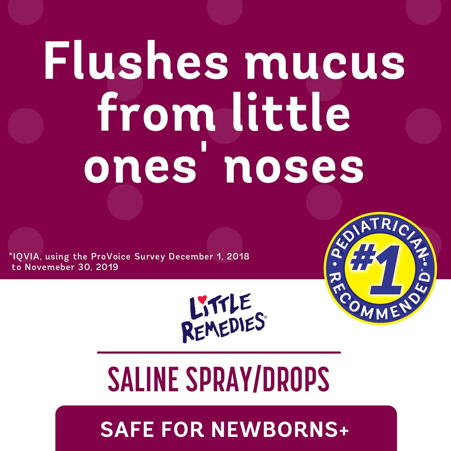 Little Remedies® Saline Nasal Spray 0.65% Strength 1 oz. (1231451_EA)