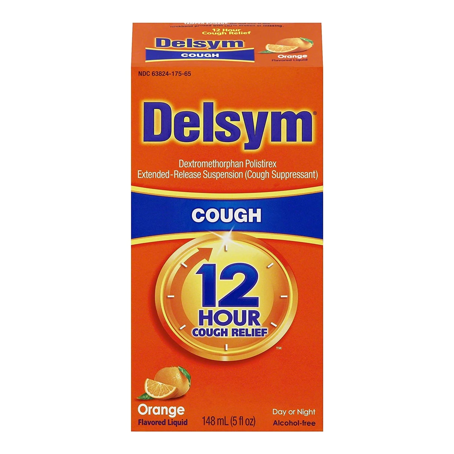 Delsym® Cold and Cough Relief 30 mg / 5 mL Strength Liquid 5 oz. (765751_EA)