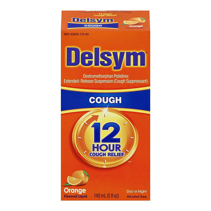 Delsym® Cold and Cough Relief 30 mg / 5 mL Strength Liquid 5 oz. (765751_EA)
