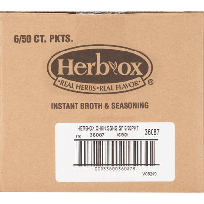 Herb-Ox® Sodium Free Instant Broth Chicken Flavor Liquid 8 oz. Individual Packet (1142006_CS)