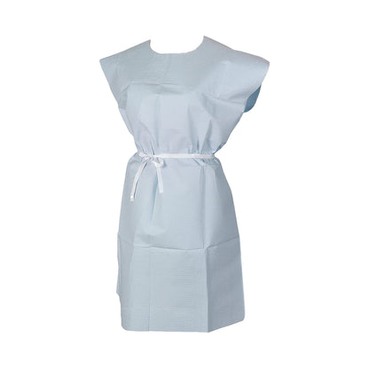 TIDI® Patient Exam Gown X-Large Blue Disposable (311640_CS)